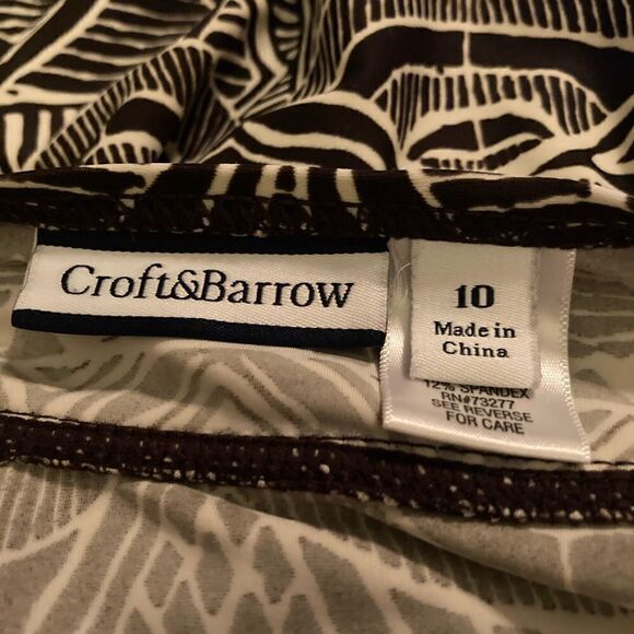 Croft & Barrow Tank 2 Piece Swimsuit Woman’s Size 10 - Picture 4 of 5